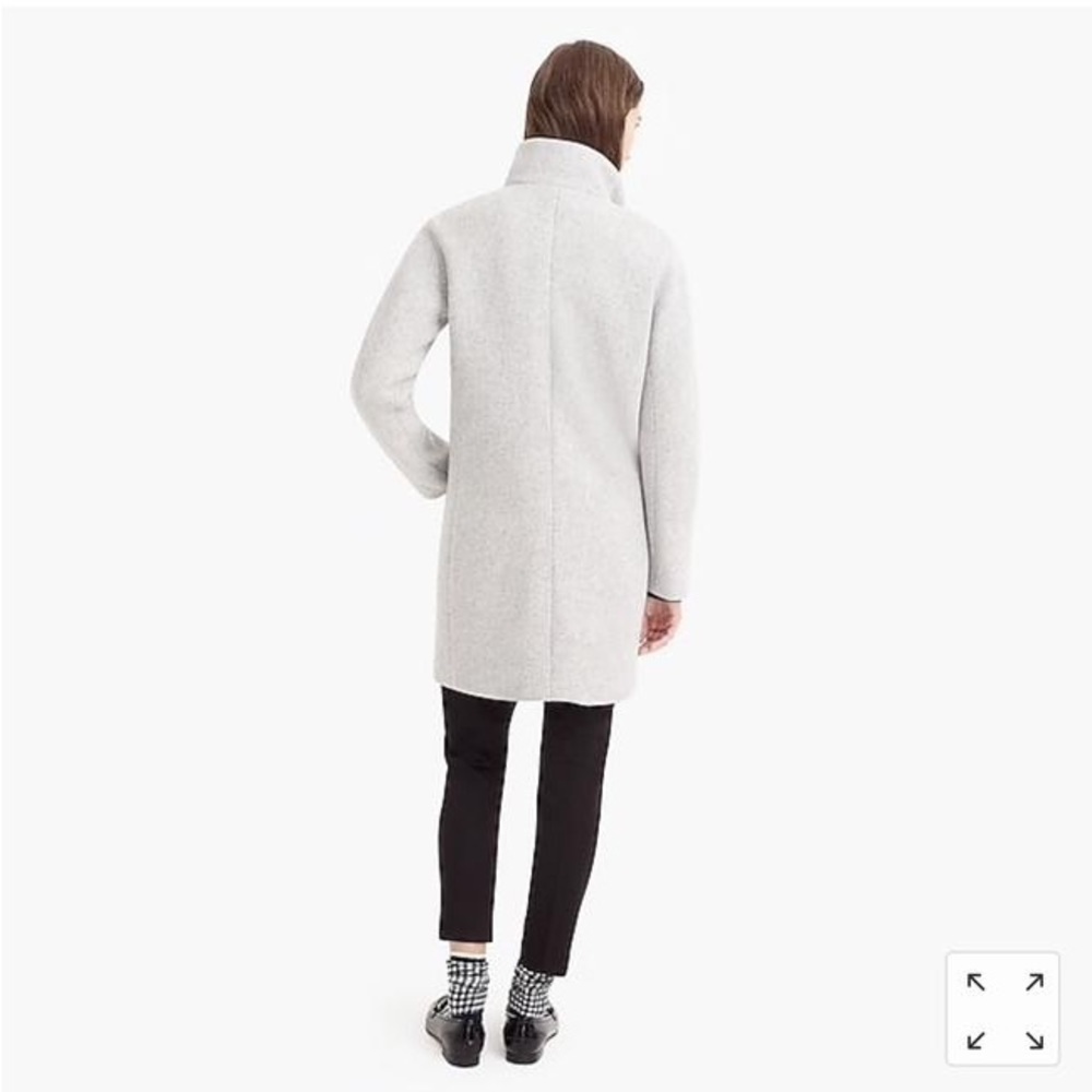 NWT J.CREW Cocoon coat in Italian stadium-cloth wool Item J5536 - Picture 4 of 5
